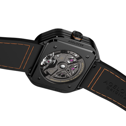 AGELOCER New Design Volcano Automatic Watch Sapphire Glass Power Reserve 80H Mechanical Watches Men's Stainless Steel Waterproof