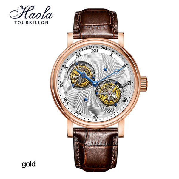 Hoafa Luxury Double Tourbillon And One Carrousel Flywheel Tourbillon M ...