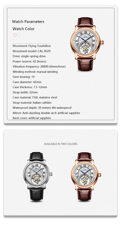 Haofa Manual Tourbillon Watch 1605