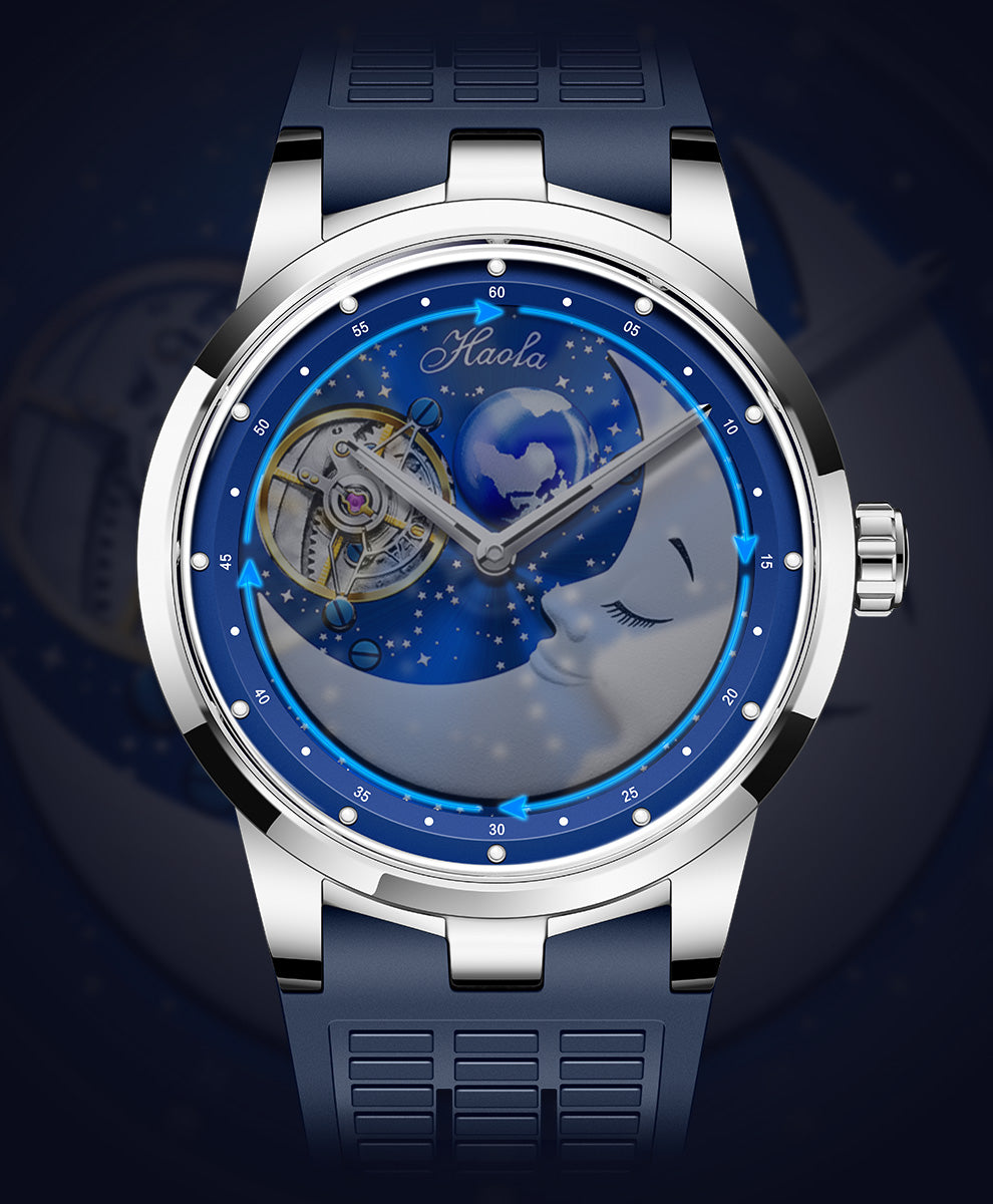 HAOFA Moon Carrousel  1953 Super Luminous Watch