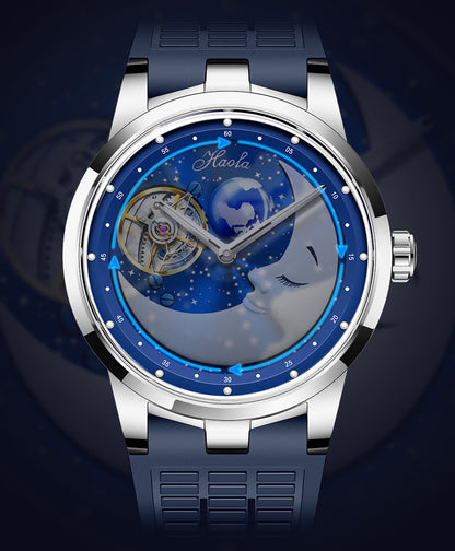 HAOFA Moon Carrousel  1953 Super Luminous Watch