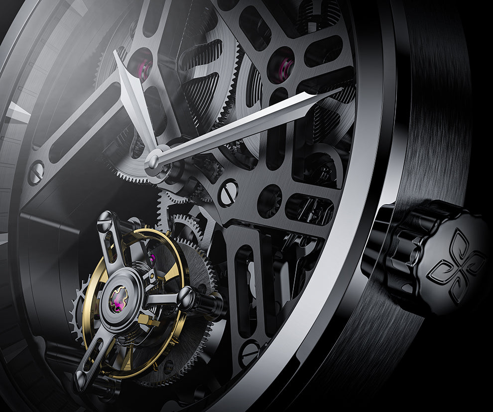 AGELOCER Hollow Tourbillon Skeleton Watch Series 9001 9004 AGELOCER Hollow Tourbillon Skeleton Watch Series 9001 9004