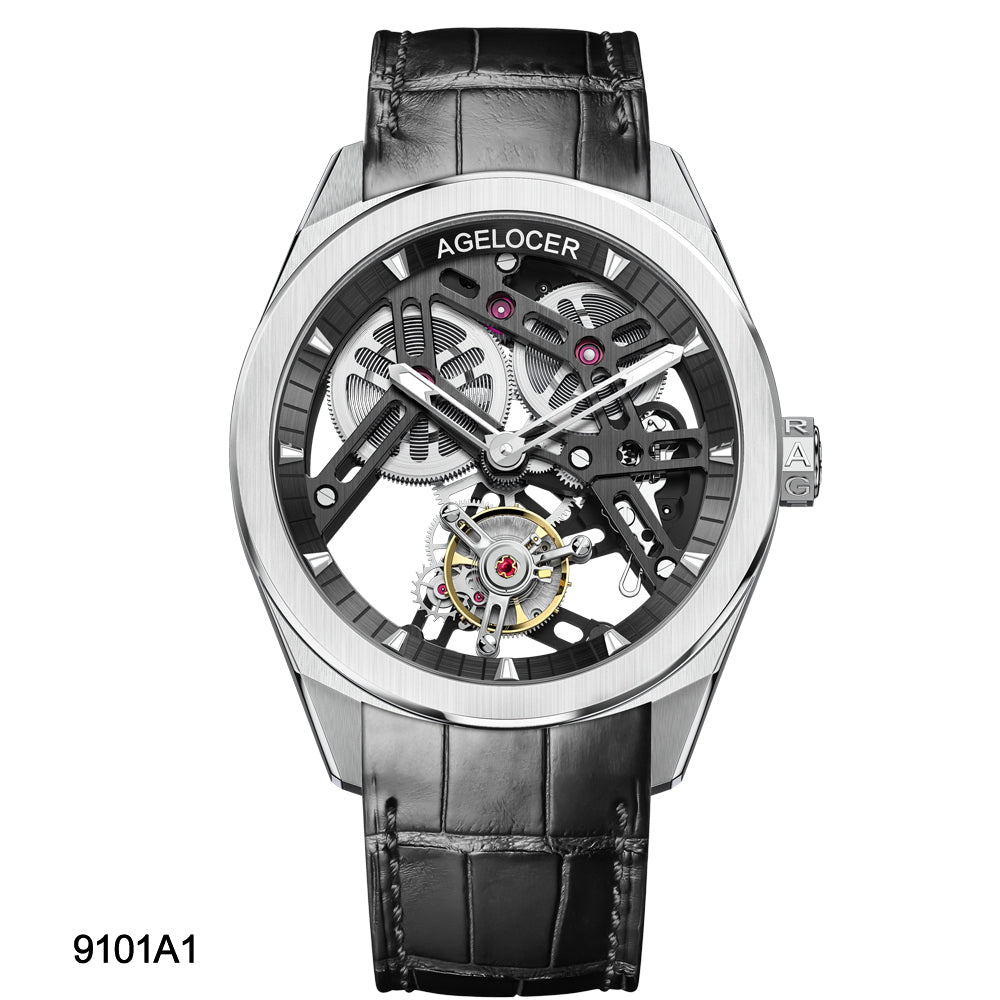 Agelocer Tourbillon Watch Series 9101 9104