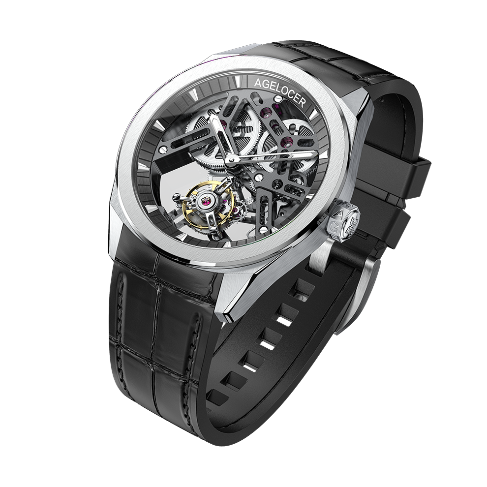 Agelocer Tourbillon Watch Series 9101 9104