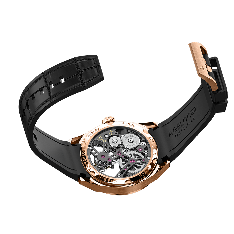 Agelocer Tourbillon Watch Series 9101 9104