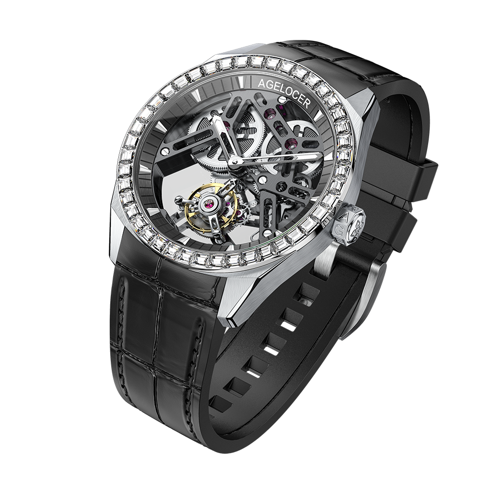 Agelocer Tourbillon Watch Series 9101 9104