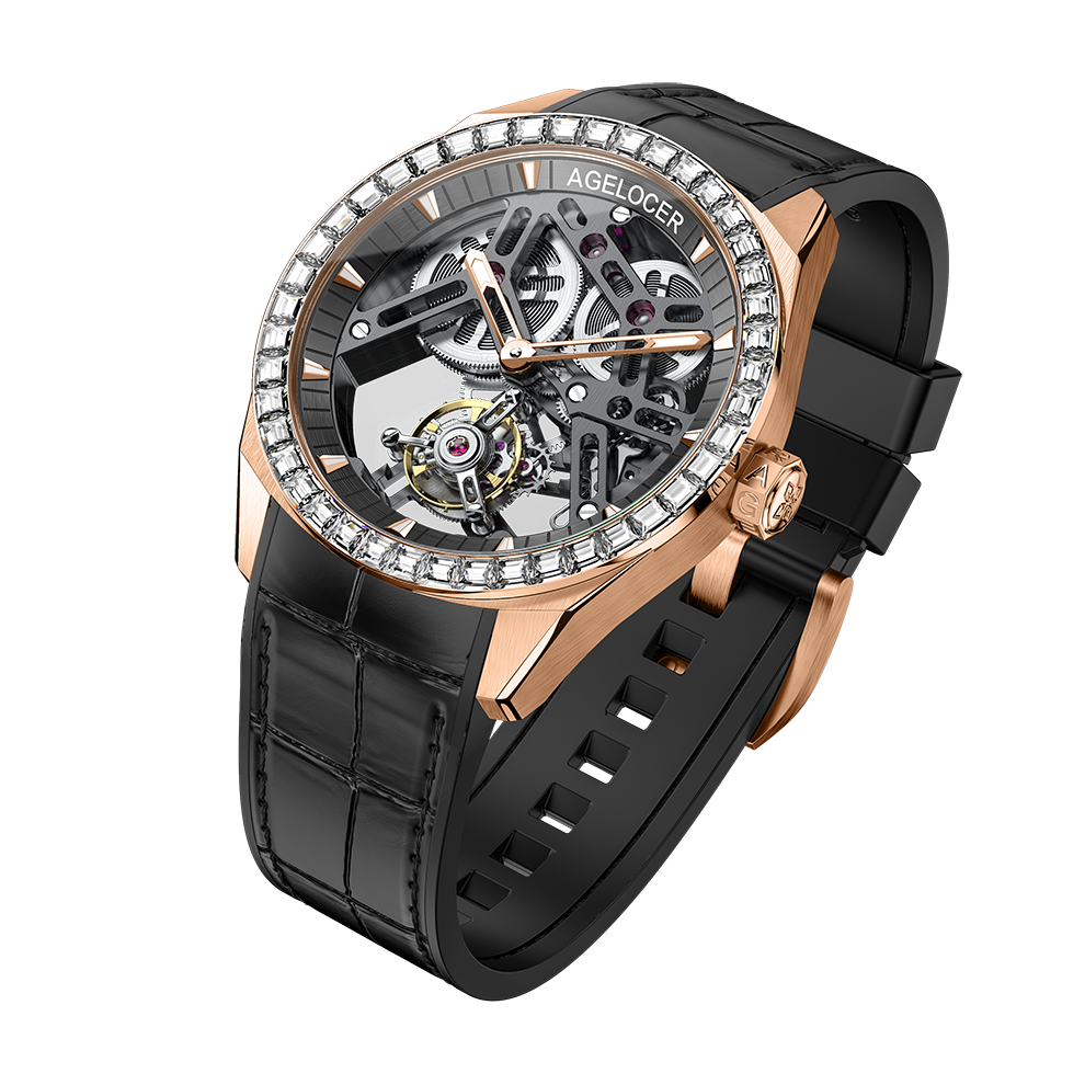 Agelocer Tourbillon Watch Series 9101 9104