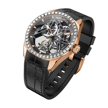 Agelocer Tourbillon Watch Series 9101 9104