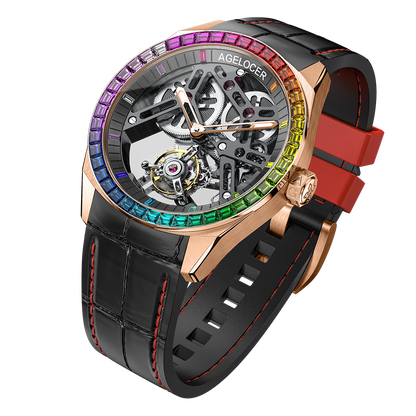 Agelocer Tourbillon Watch Series 9101 9104