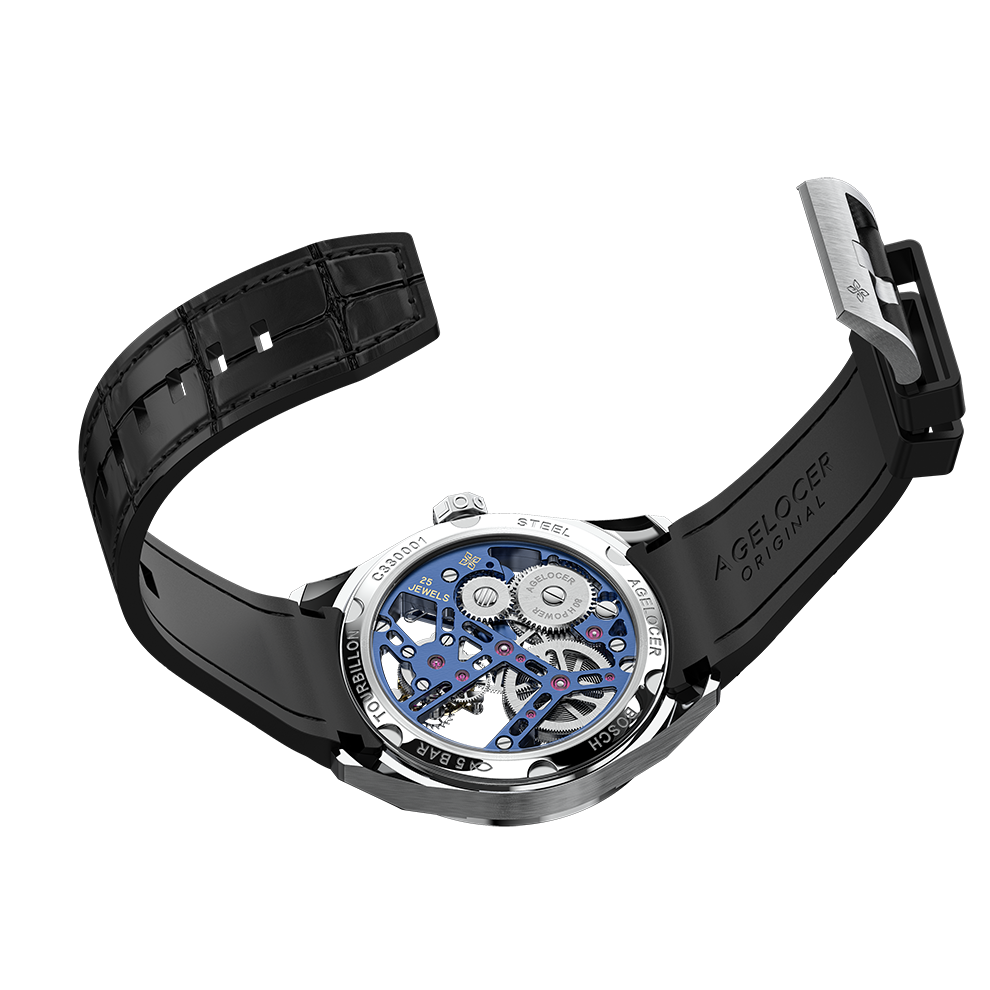 Agelocer Tourbillon Watch Series 9101 9104