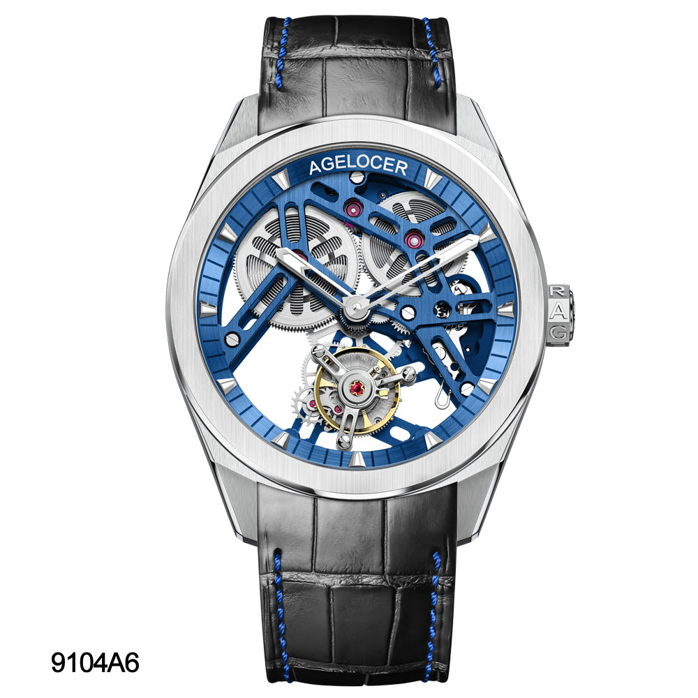 Agelocer Tourbillon Watch Series 9101 9104