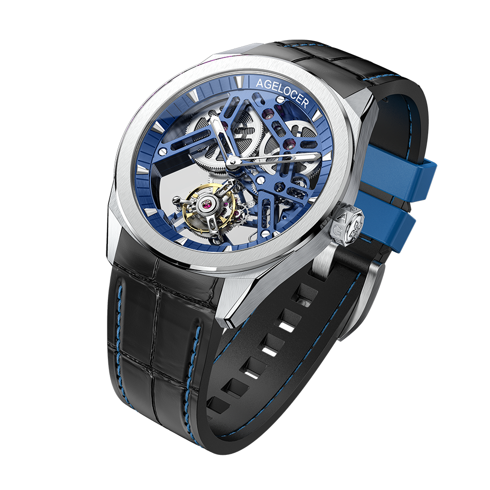 Agelocer Tourbillon Watch Series 9101 9104