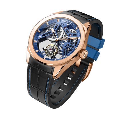 Agelocer Tourbillon Watch Series 9101 9104