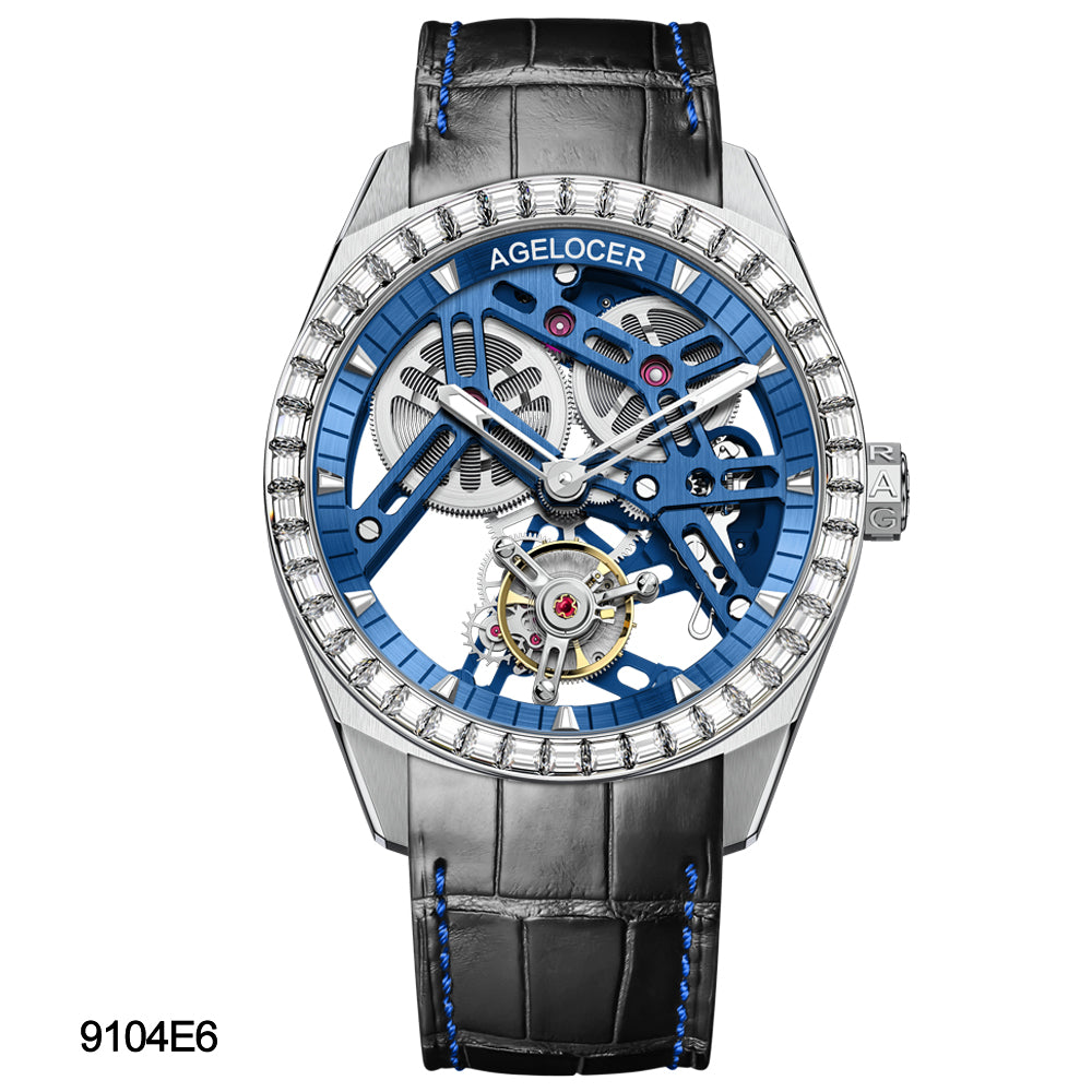 Agelocer Tourbillon Watch Series 9101 9104