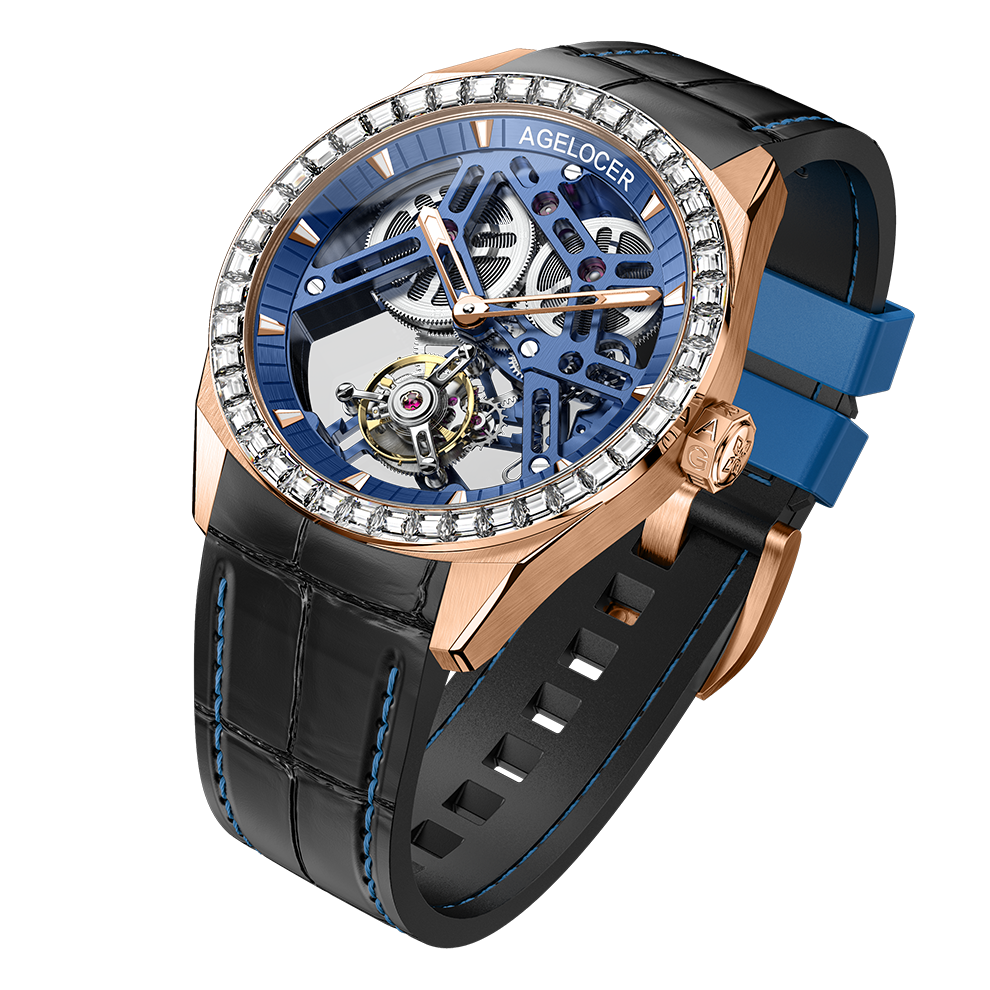 Agelocer Tourbillon Watch Series 9101 9104