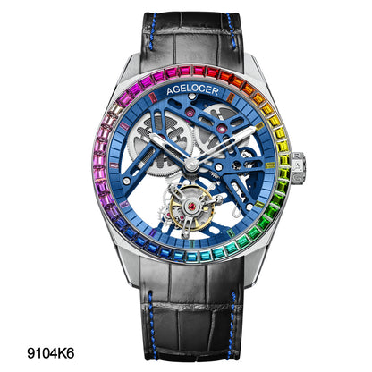 Agelocer Tourbillon Watch Series 9101 9104