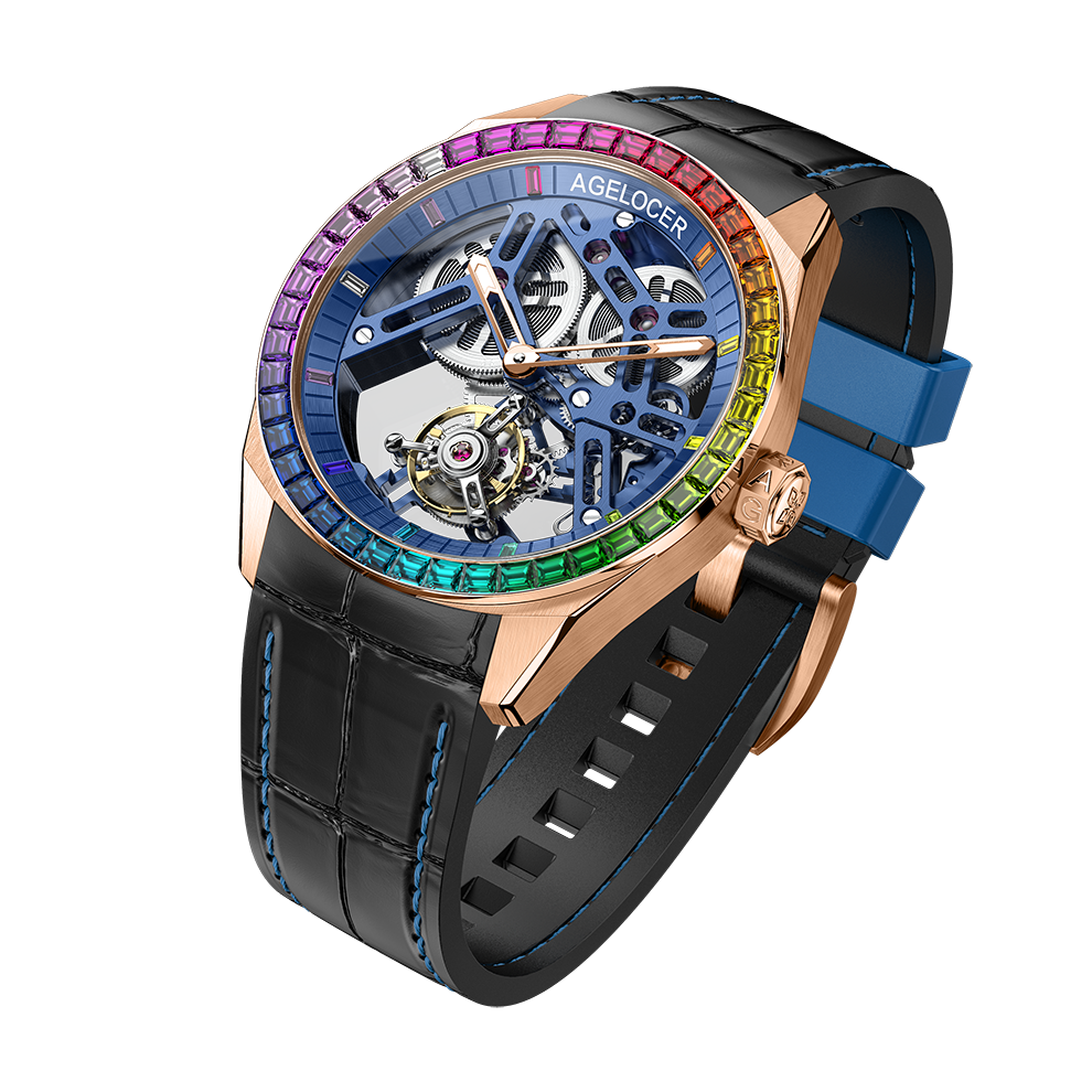 Agelocer Tourbillon Watch Series 9101 9104