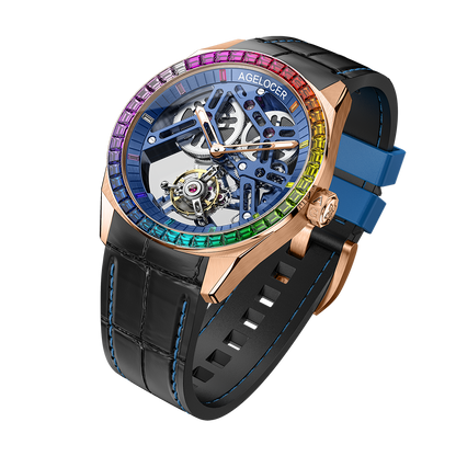 Agelocer Tourbillon Watch Series 9101 9104