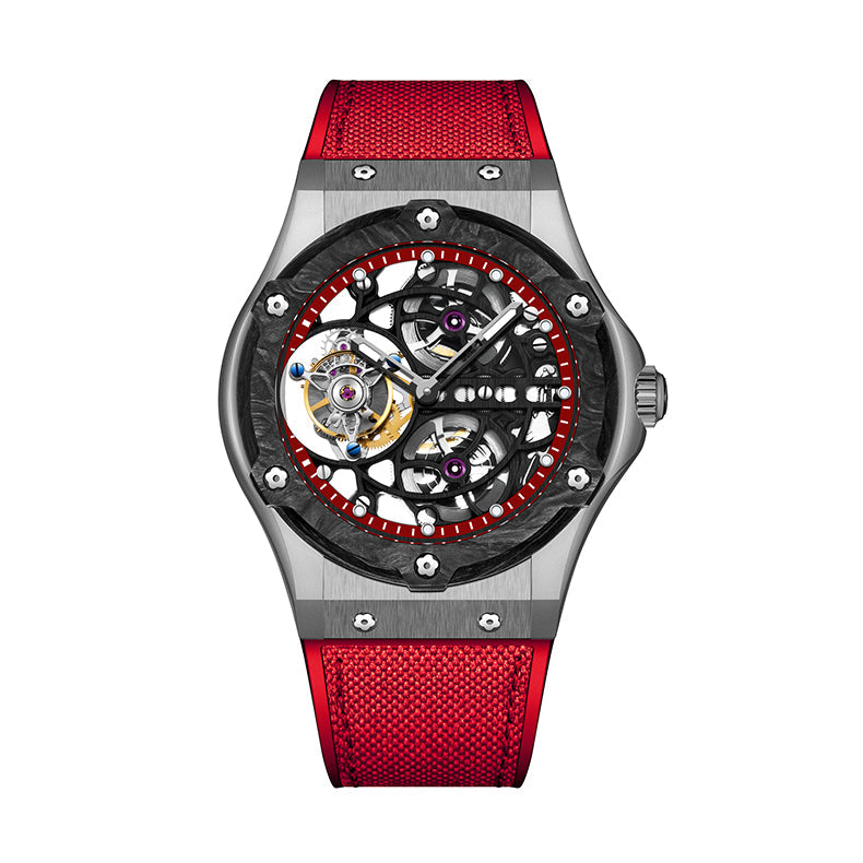 Haofa Tourbillon 1918 Carbon Fiber Bezel Titanium Alloy Case