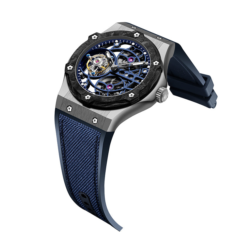 Haofa Tourbillon 1918 Carbon Fiber Bezel Titanium Alloy Case