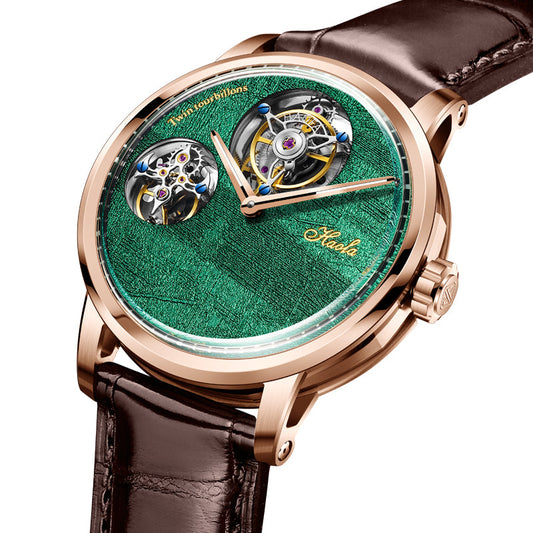 Haofa Real Double Tourbillon Watch