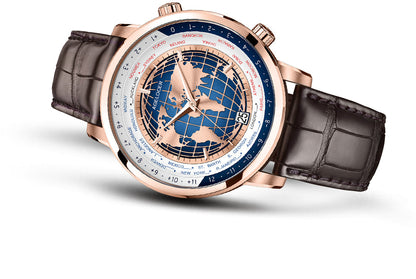 AGELOCER Automatic Watch Date Display World Time Series 5201A1 5201D2 5201E1 5201F2