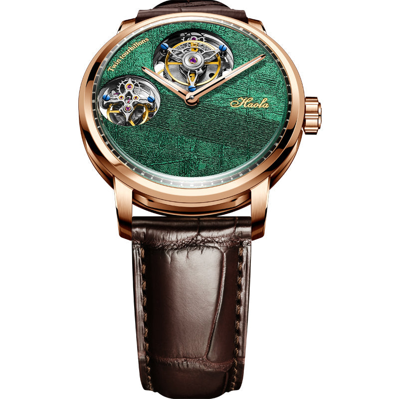 Haofa Real Double Tourbillon Watch