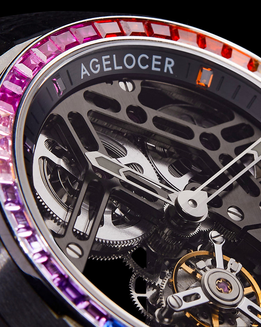 Agelocer Tourbillon Watch Series 9101 9104